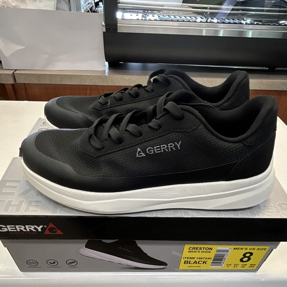 Gerry Creston Sneaker Men Size 8 Black Casual Outdoor 1967240